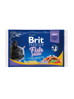 Brit Premium Brit Premium Cat Adult Peste Multipack(4x100g)