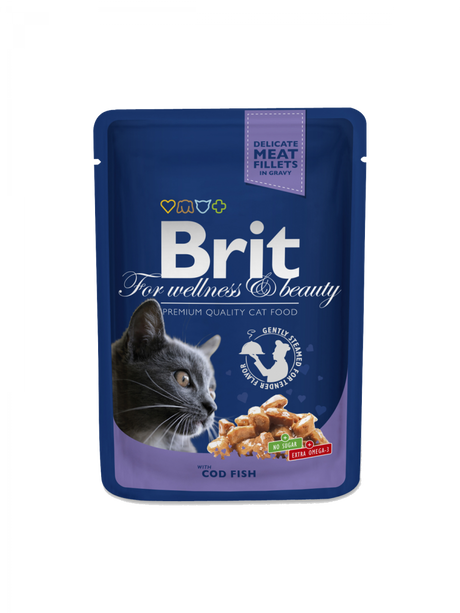 Brit Premium Brit Premium Cat Adult Cod Plic