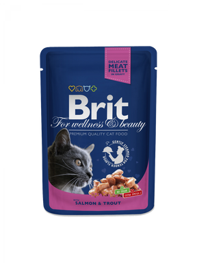 Brit Premium Brit Premium Cat Adult Somon si Pastrav Plic