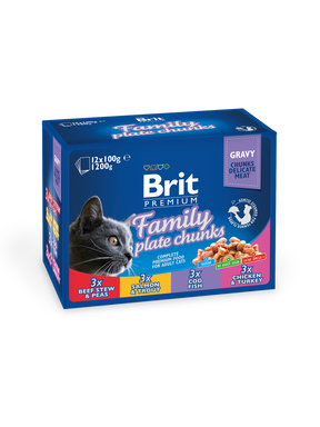 Brit Premium Brit Premium Cat Family Variety Plic(12 x 100g)