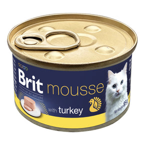 Brit Premium Cat Mousse cu Curcan 85 g