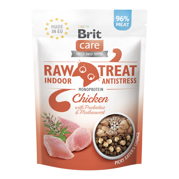 Brit Raw Treat Cat Indoor & Antistress 40 Gr