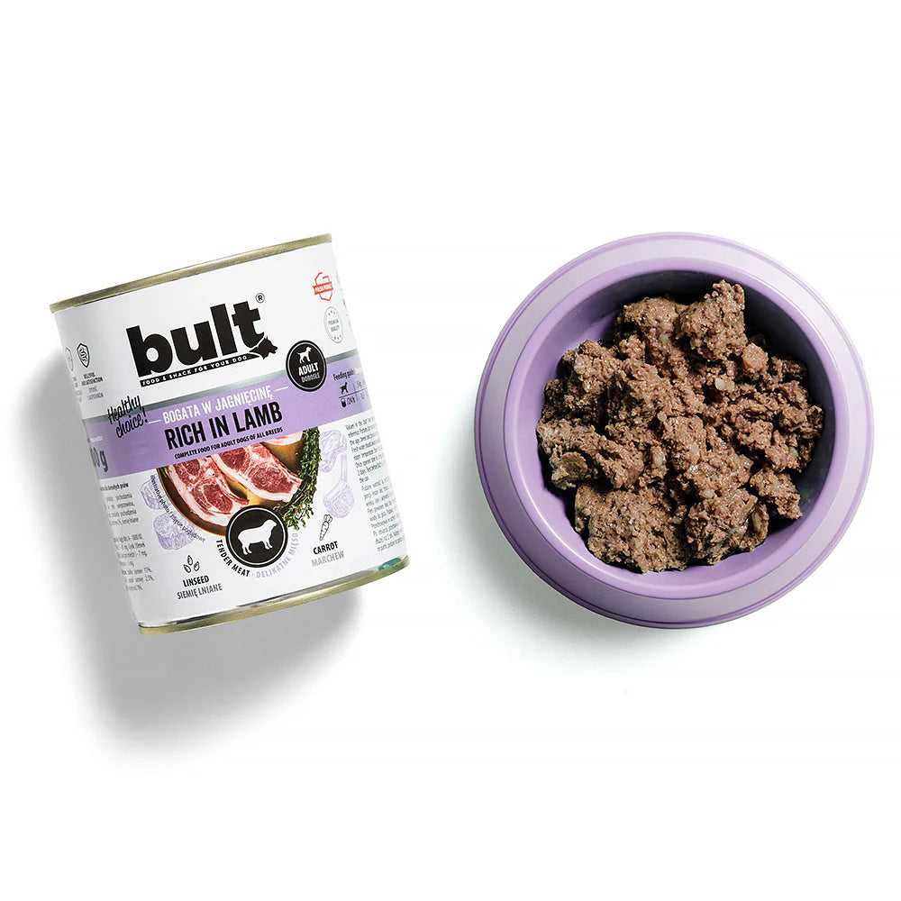 Bult Hrana Umeda cu Carne de Miel pentru Caini