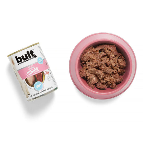 Bult Hrana Umeda cu Carne de Pui si Vita pentru Caini Juniori