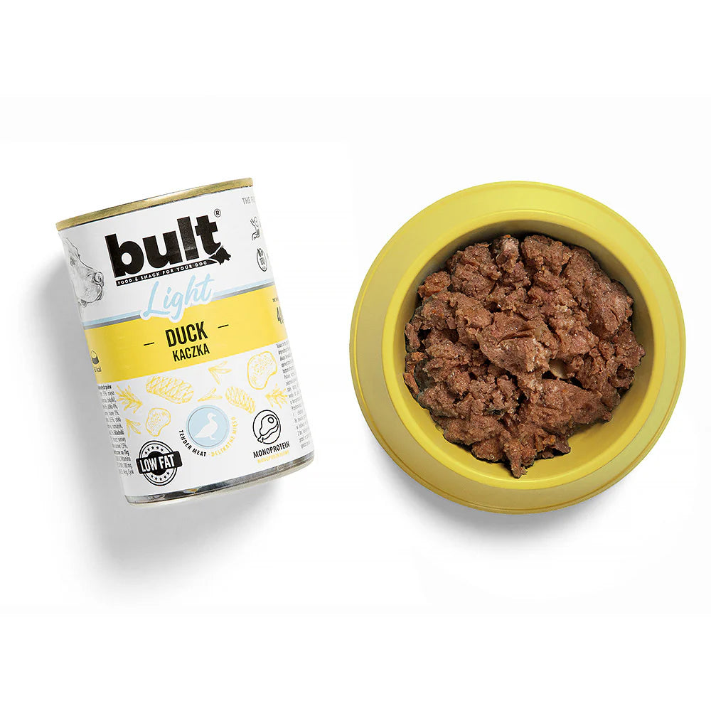 Bult Light Monoproteic Hrana Umeda cu Rata pentru Caini 400 Gr