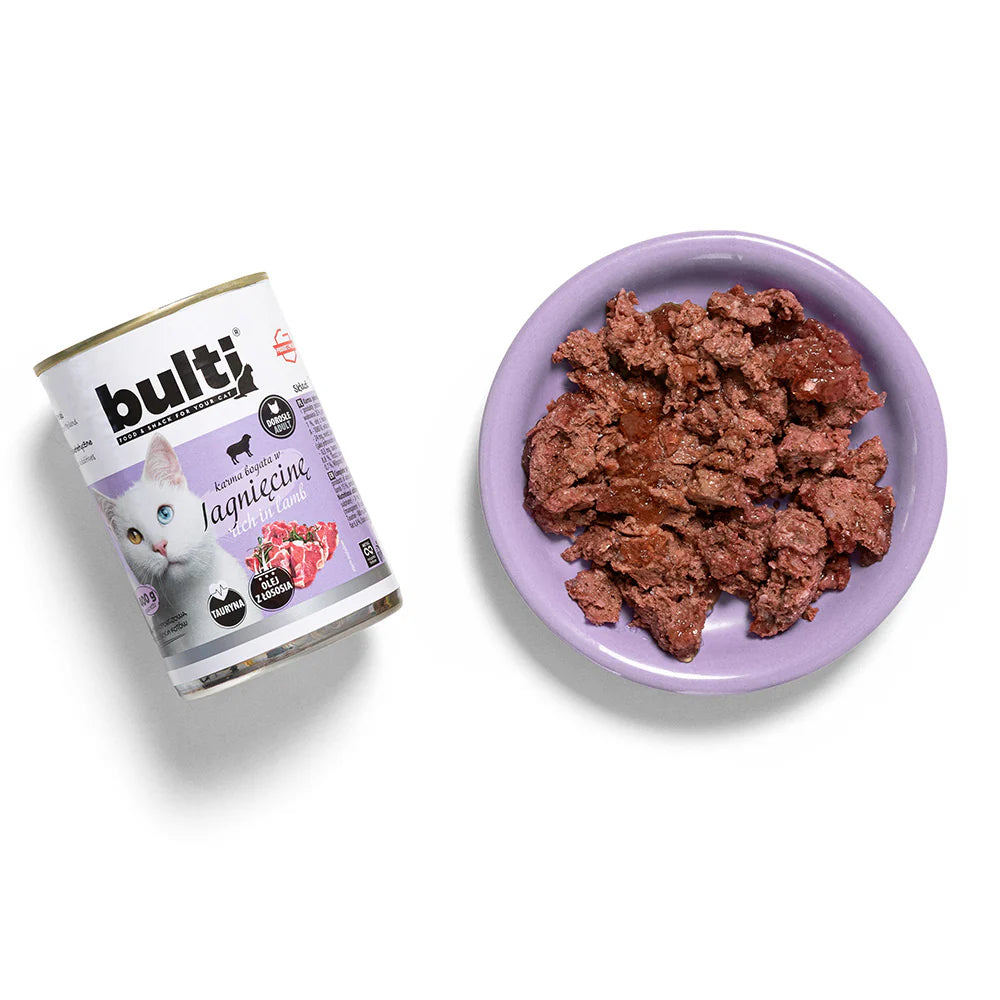 Bulti Hrana Umeda cu Pui, Vita si Miel pentru Pisici 400 Gr