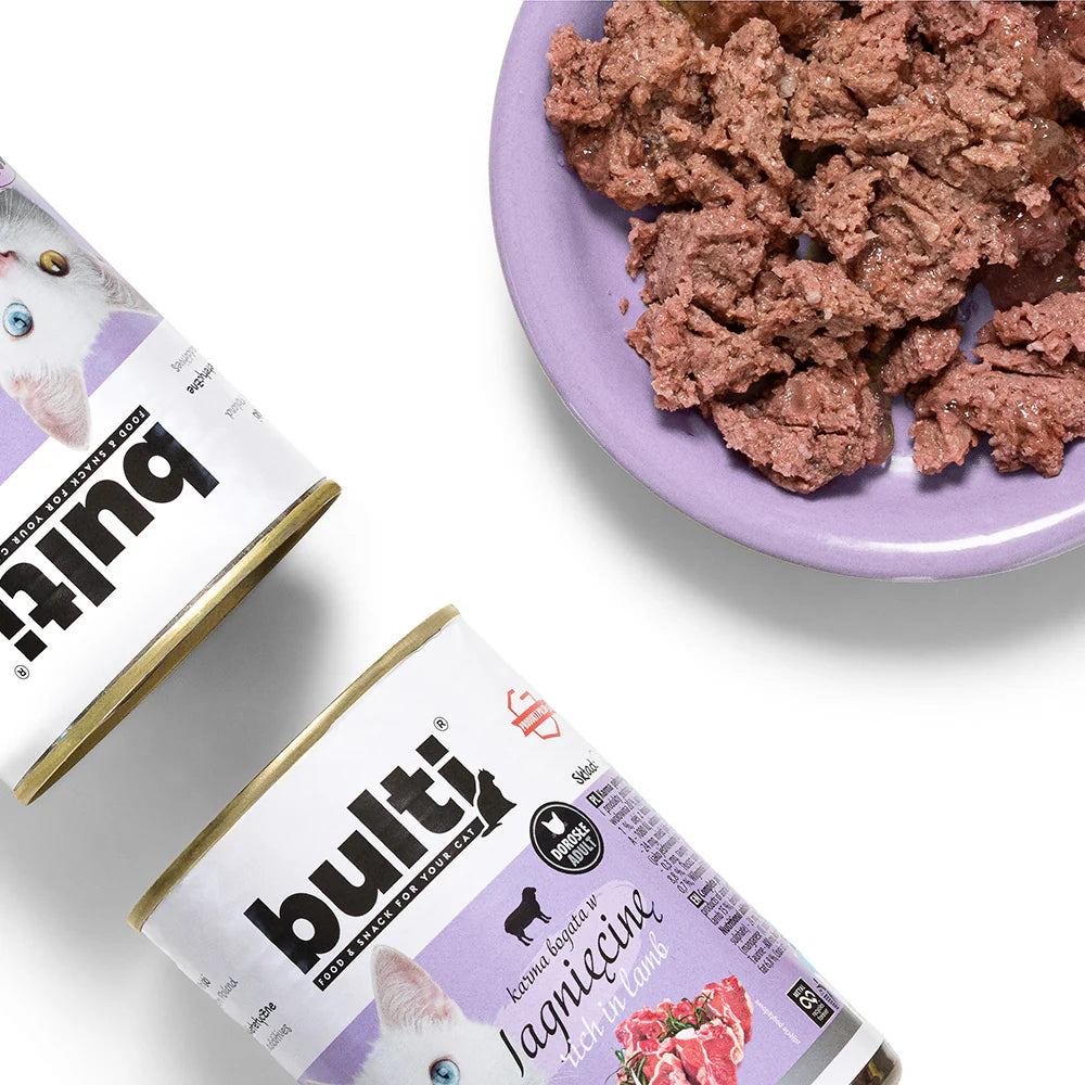Bulti Hrana Umeda cu Pui, Vita si Miel pentru Pisici 400 Gr
