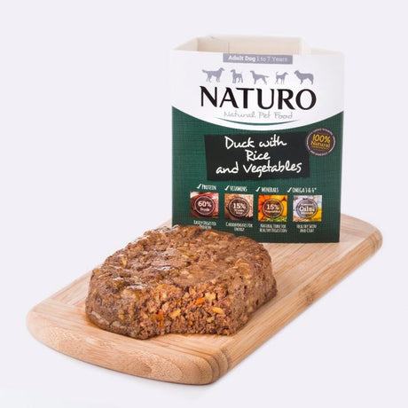 Caserola Naturo Adult cu Carne de Rata, Orez si Legume 400 gr