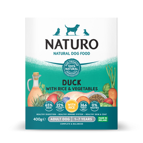 Naturo Caserola Naturo Adult cu Carne de Rata, Orez si Legume 400 gr - imagine 1