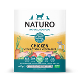 Naturo Caserola Naturo Adult Grain Free cu Carne de Pui, Cartofi si Legume 400g - imagine 1