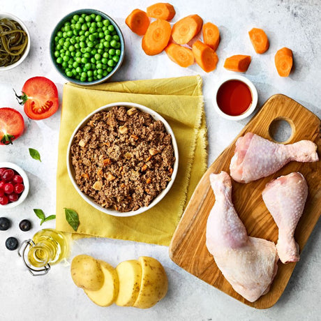 Naturo Caserola Naturo Adult Grain Free cu Carne de Pui, Cartofi si Legume 400g - imagine 3