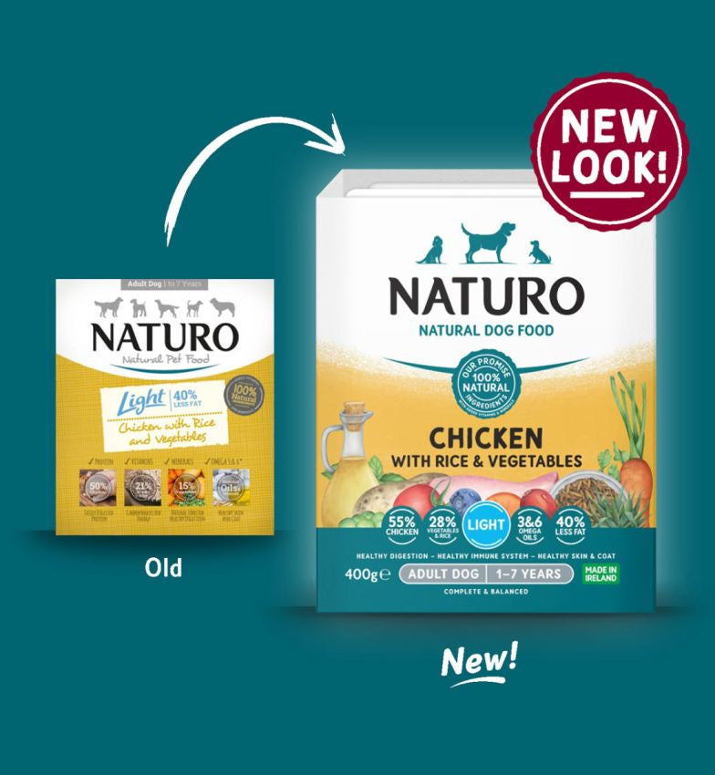 Naturo Caserola Naturo Adult Light cu Carne de Pui, Orez si Legume 400g - imagine 2