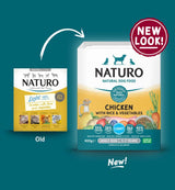 Naturo Caserola Naturo Adult Light cu Carne de Pui, Orez si Legume 400g - imagine 2