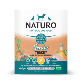 Naturo Caserola Naturo Senior cu Carne de Curcan, Orez si Legume 400g - imagine 1