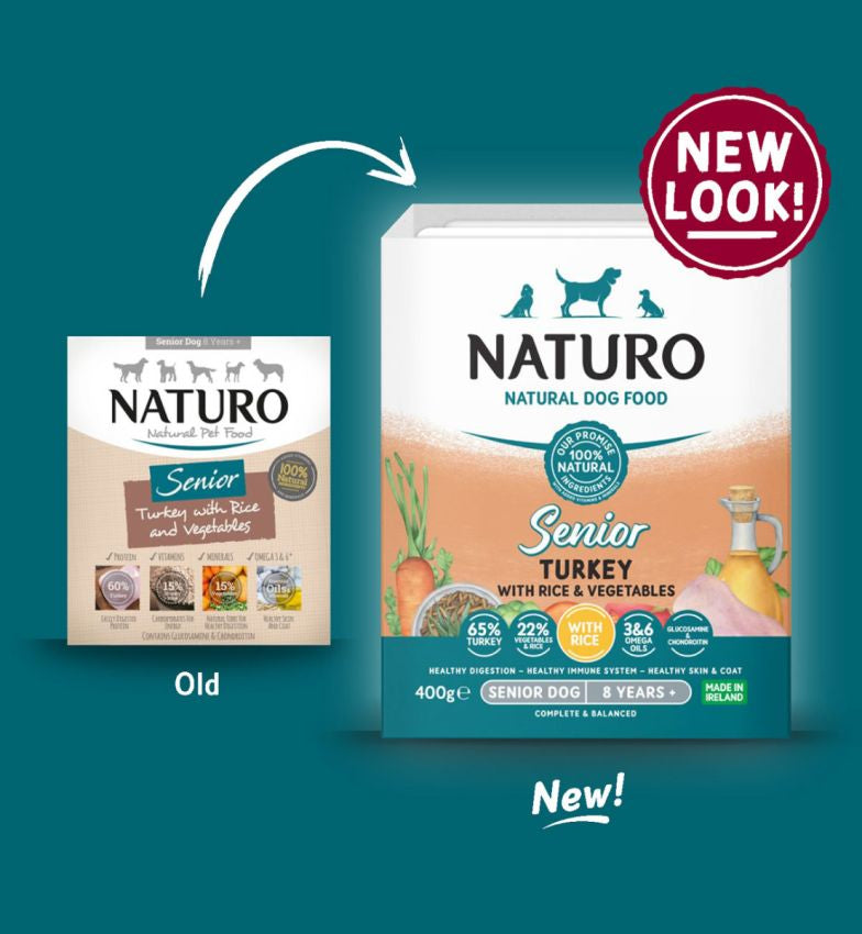 Naturo Caserola Naturo Senior cu Carne de Curcan, Orez si Legume 400g - imagine 2
