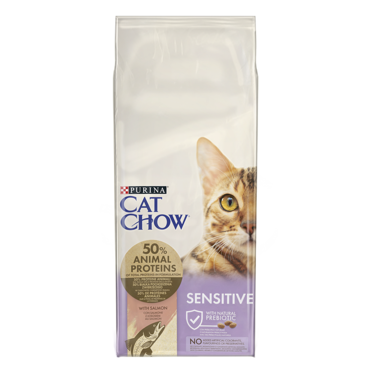 Cat Chow Cat Chow Adult Sensitive Somon - imagine 1