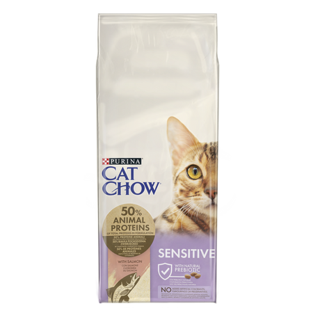 Cat Chow Cat Chow Adult Sensitive Somon - imagine 1