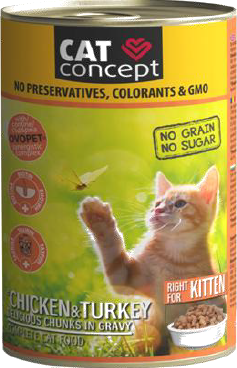 Cat Concept Conserva Pui/Curcan