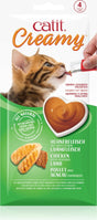 Catit Creamy Recompense Cremoase cu Pui si Miel 4x10 Gr