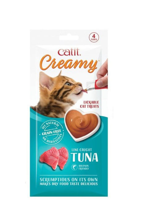Catit Creamy Recompense Cremoase cu Ton 4x10 Gr