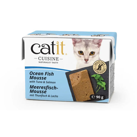Catit Catit Cuisine Mousse Ocean Fish cu Ton si Somon 90 Gr - imagine 1