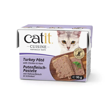 Catit Catit Cuisine Pate Curcan, Pui si Sunca 95 Gr - imagine 1