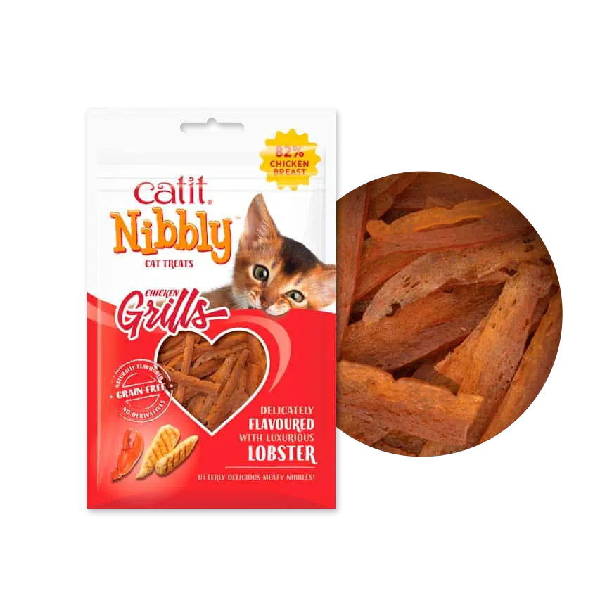 Catit Catit Nibbly Grills cu Pui si Homar 30 Gr - imagine 1