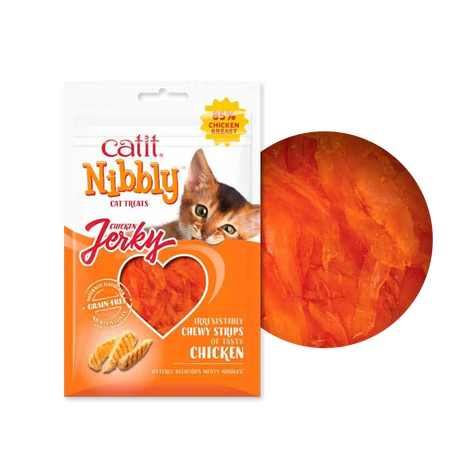 Catit Catit Nibbly Jerky cu Pui 30 Gr - imagine 1