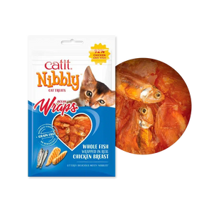 Catit Catit Nibbly Wrapped cu Piept de Pui 30 Gr - imagine 1
