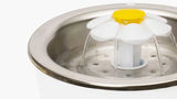 Catit Pixi Fantana Stainless Steel Flower cu Led pentru Pisici 3 L