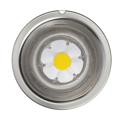 Catit Pixi Fantana Stainless Steel Flower cu Led pentru Pisici 3 L