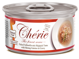 Cherie Cherie Adult Cat Grain Free Mix Fulgi de Ton cu Creveti in Sos - imagine 1