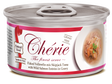 Cherie Cherie Adult Cat Grain Free Mix Fulgi de Ton cu Somon Salbatic in Sos - imagine 1