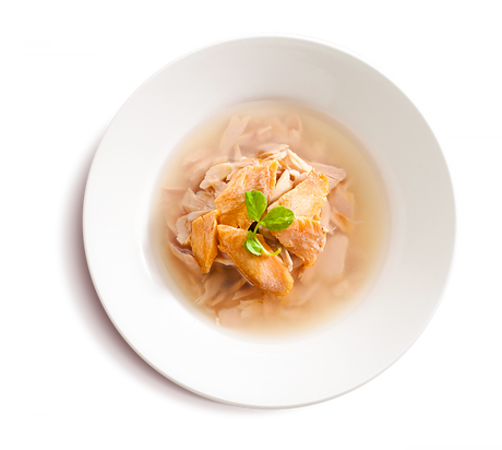 Cherie Cherie Adult Cat Grain Free Mix Fulgi de Ton cu Somon Salbatic in Sos - imagine 2