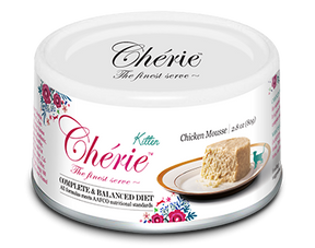 Cherie Cherie Kitten Cat Mousse cu Pui