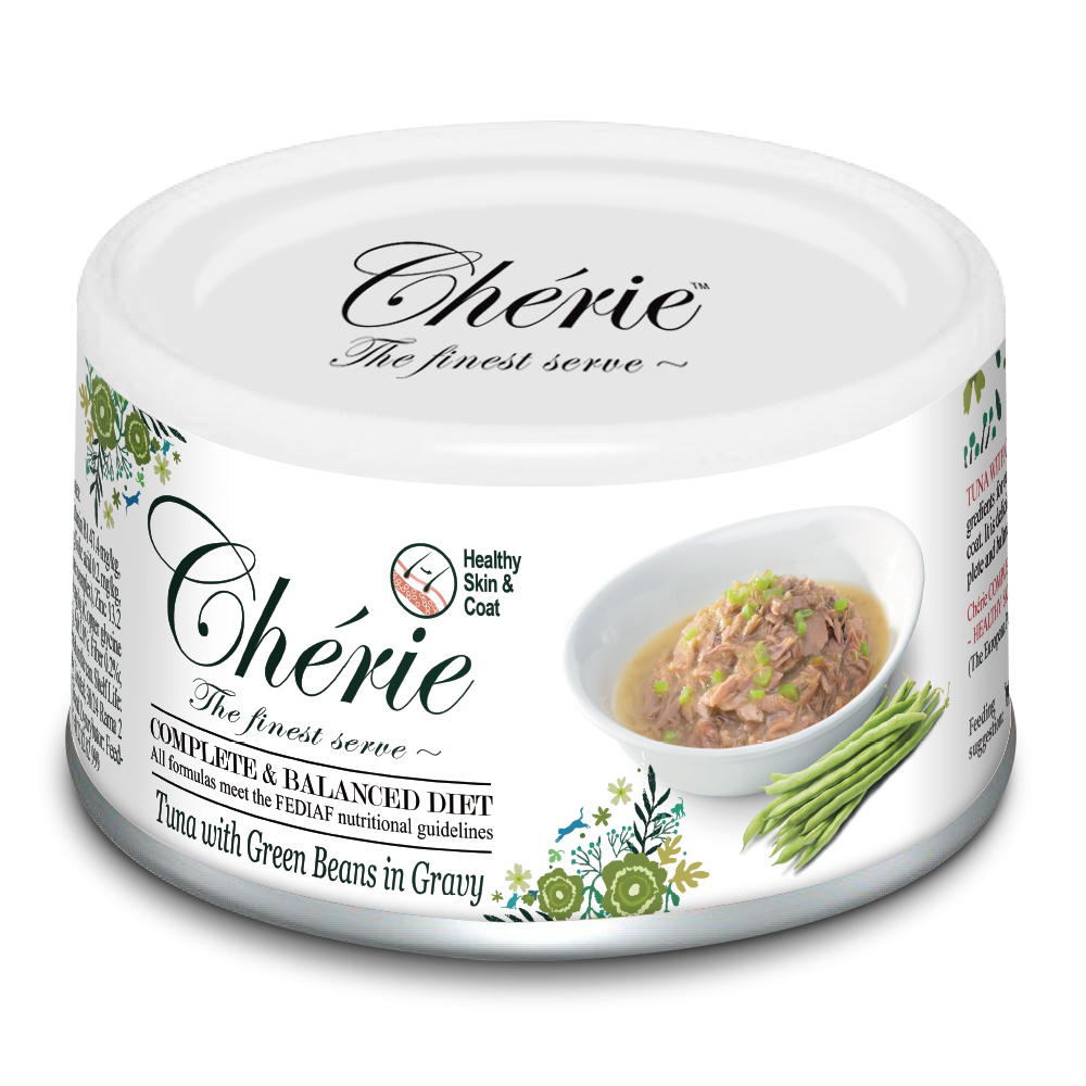 Cherie Cherie Adult Skin and Coat Cat Ton cu Fasole Verde - imagine 1