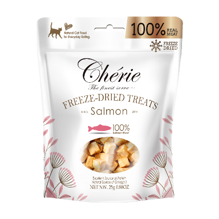 Cherie Cherie Recompense Liofilizate cu Somon pentru Pisici