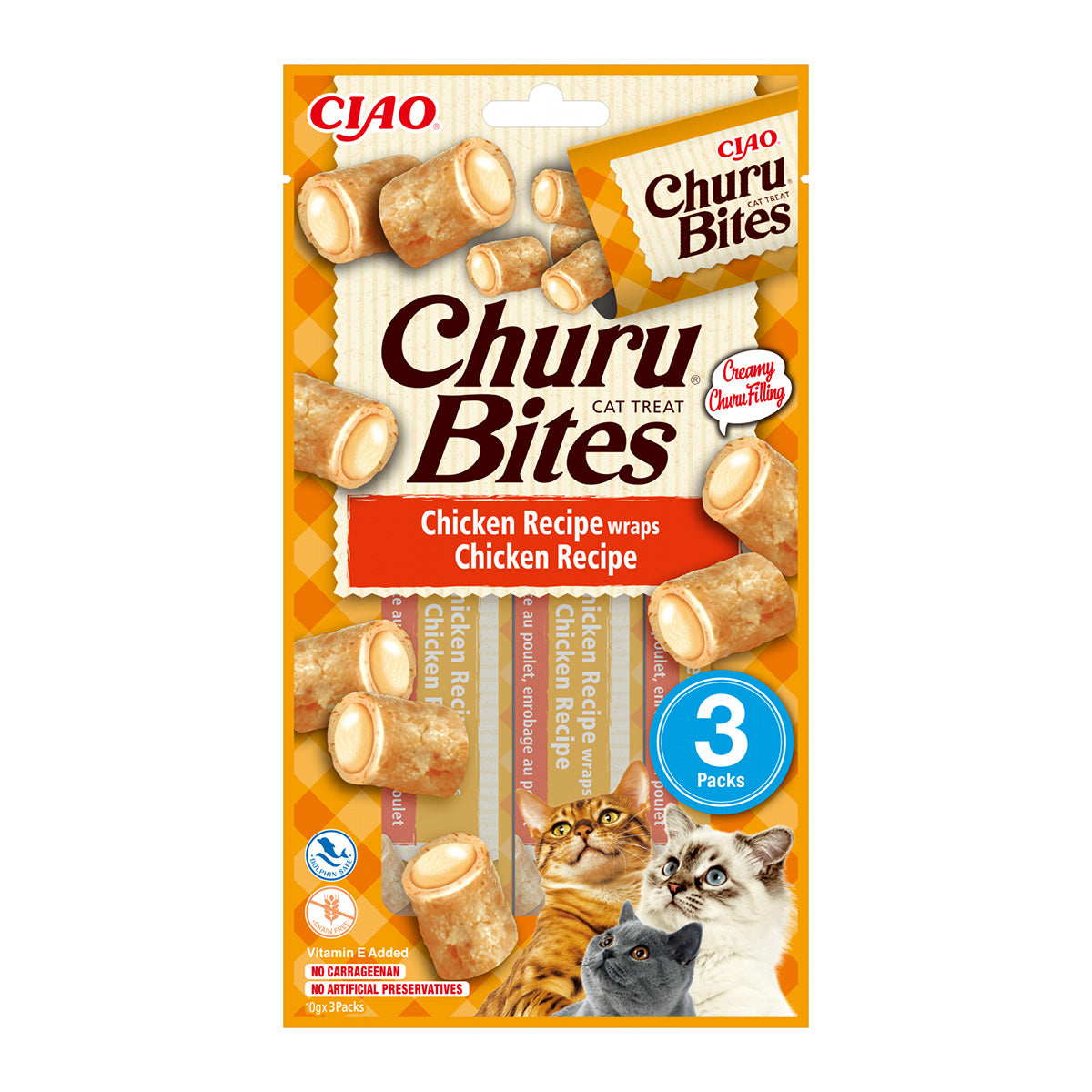 Inaba Churu Bites Recompense pentru Pisici cu Pui - imagine 1