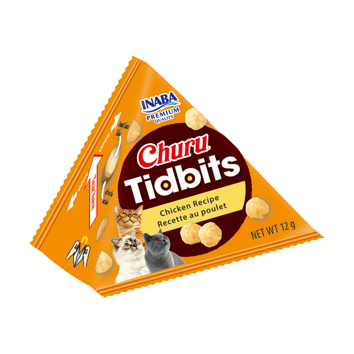 Inaba Churu Cat Tidbits Recompense pentru Pisici cu Pui 3 Buc - imagine 3