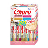 Inaba Churu Cat Varieties Recompense Cremoase cu Fructe de Mare 20 buc - imagine 1