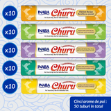 Inaba Churu Cat Varieties Recompense Cremoase cu Pui - imagine 2