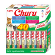Inaba Churu Cat Varieties Recompense Cremoase cu Ton si Fructe de Mare 40 buc - imagine 1