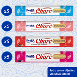 Inaba Churu Cat Varieties Recompense Cremoase cu Ton si Fructe de Mare 20 Buc - imagine 2