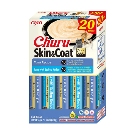 Inaba Churu Cat Varieties Skin&Coat Recompense Cremoase cu Ton 20 Buc - imagine 1