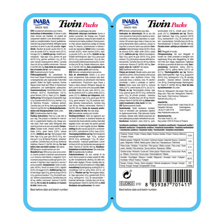 Inaba Churu Dog Twin Pui cu Legume si Branza in Supa de Pui - imagine 2