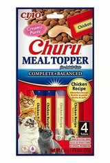 Inaba Churu Meal Topper Recompensa Cremoasa Reteta Pui 4 buc - imagine 1
