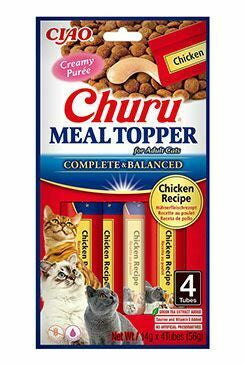 Inaba Churu Meal Topper Recompensa Cremoasa Reteta Pui 4 buc - imagine 1