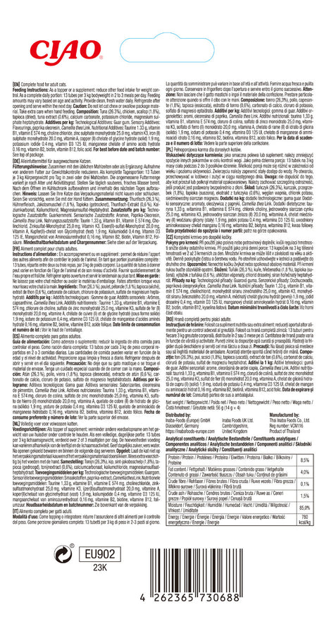 Inaba Churu Meal Topper Recompensa Cremoasa Reteta Ton si Scoici 4 buc - imagine 2