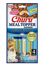 Inaba Churu Meal Topper Recompensa Cremoasa Reteta Ton si Scoici 4 buc - imagine 1