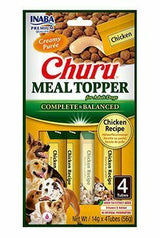 Inaba Churu Meal Topper Recompense Cremoase pentru Caini Reteta cu Pui 4 buc - imagine 1